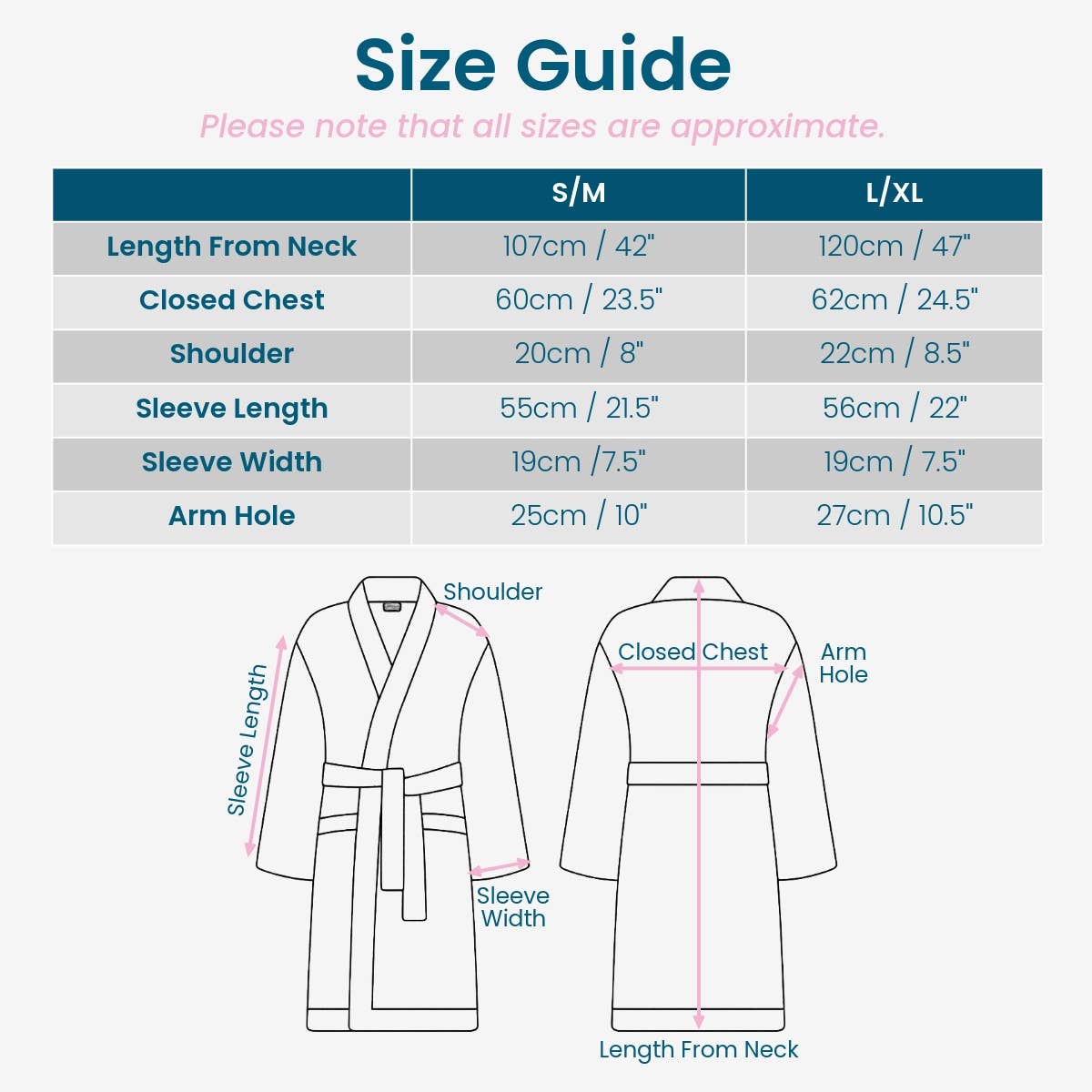 Allure Bath Fashions – Engroshandel Morgenkåbe - Unisex – Unisex badekåbe - Dobbeltstruktureret velour frotté morgenkåbe5