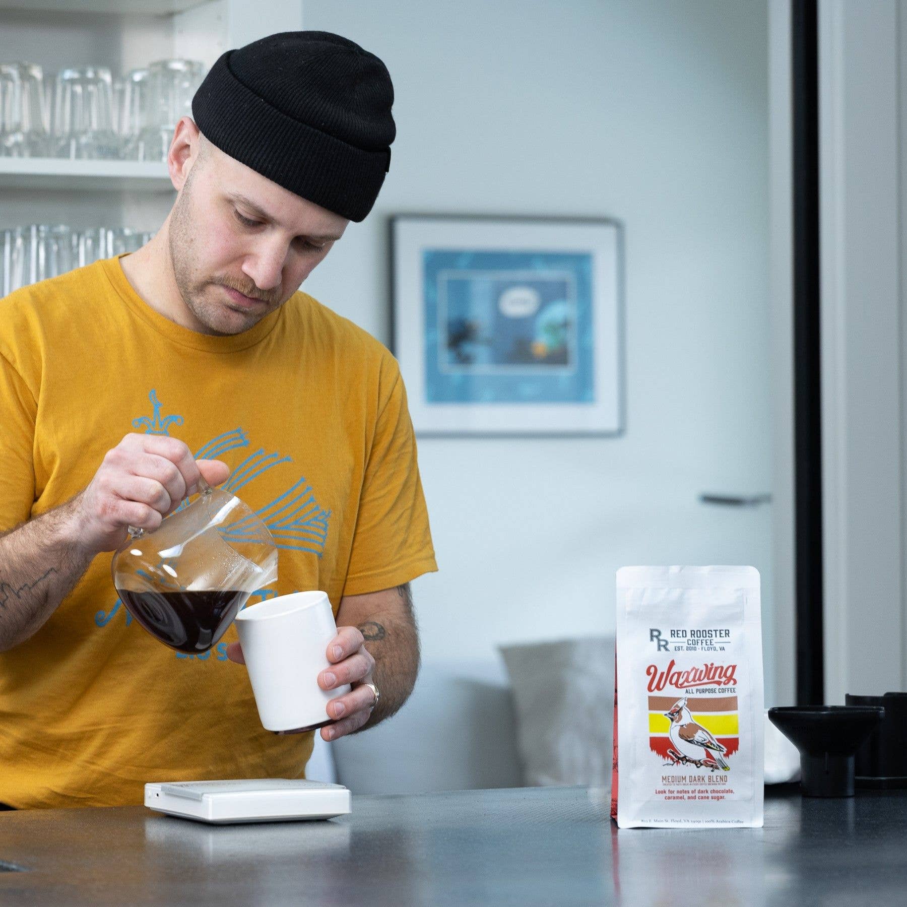 Red Rooster Coffee Roaster - Wholesale Coffee Beans - Waxwing All-Purpose Blend Espresso - Coffee Beans 3