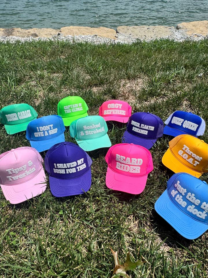 Trucker Hat Party Packs for wholesale by Patchwrx Customs Hat Bar