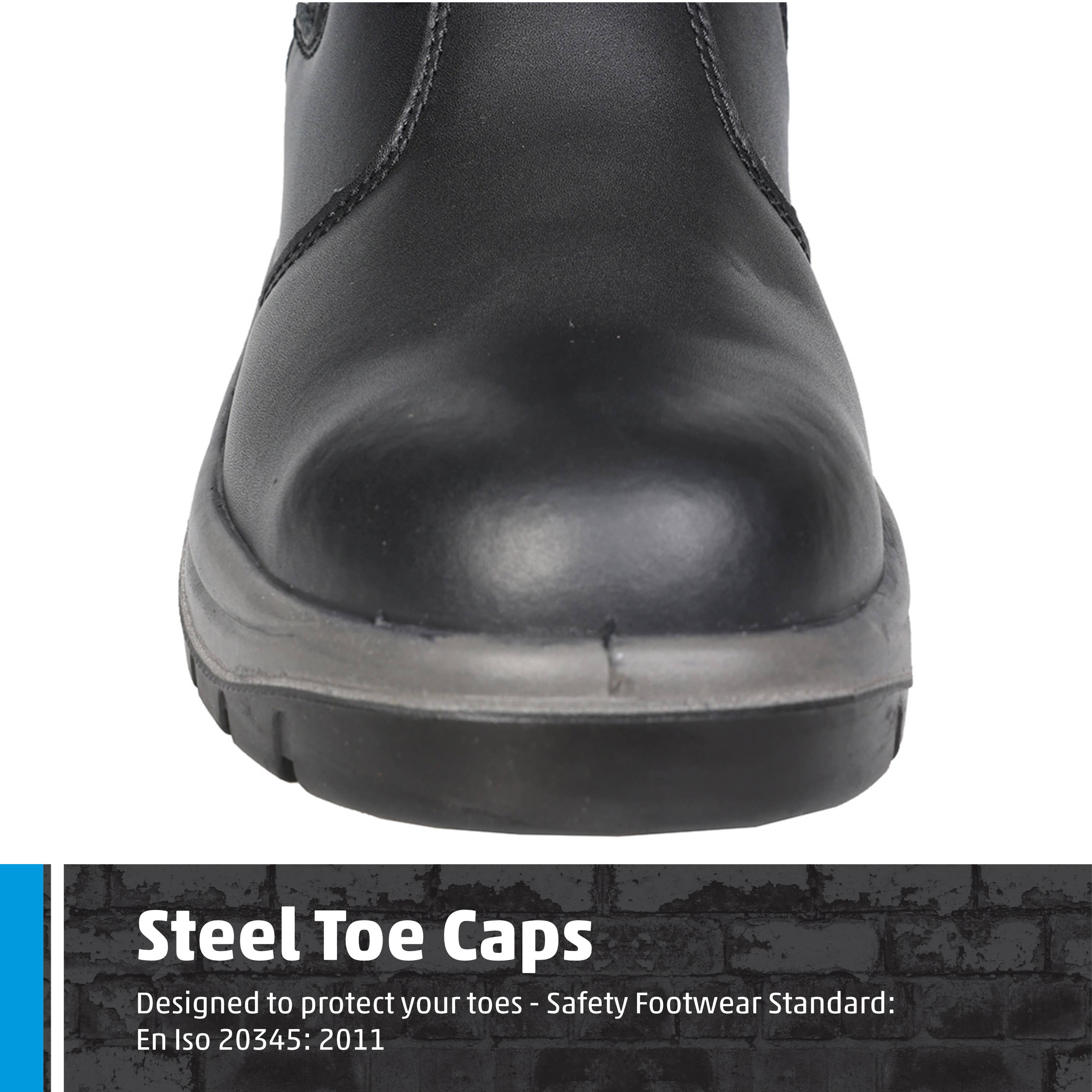 TuffStuff Workwear – wholesale Chelsea boots – Men's – Fort Nelson Leather Safety Boots with Steel Toe Caps3