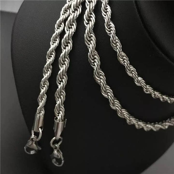 ElevateWell - Wholesale Link & Chain Necklace - Gold Rope Chain4