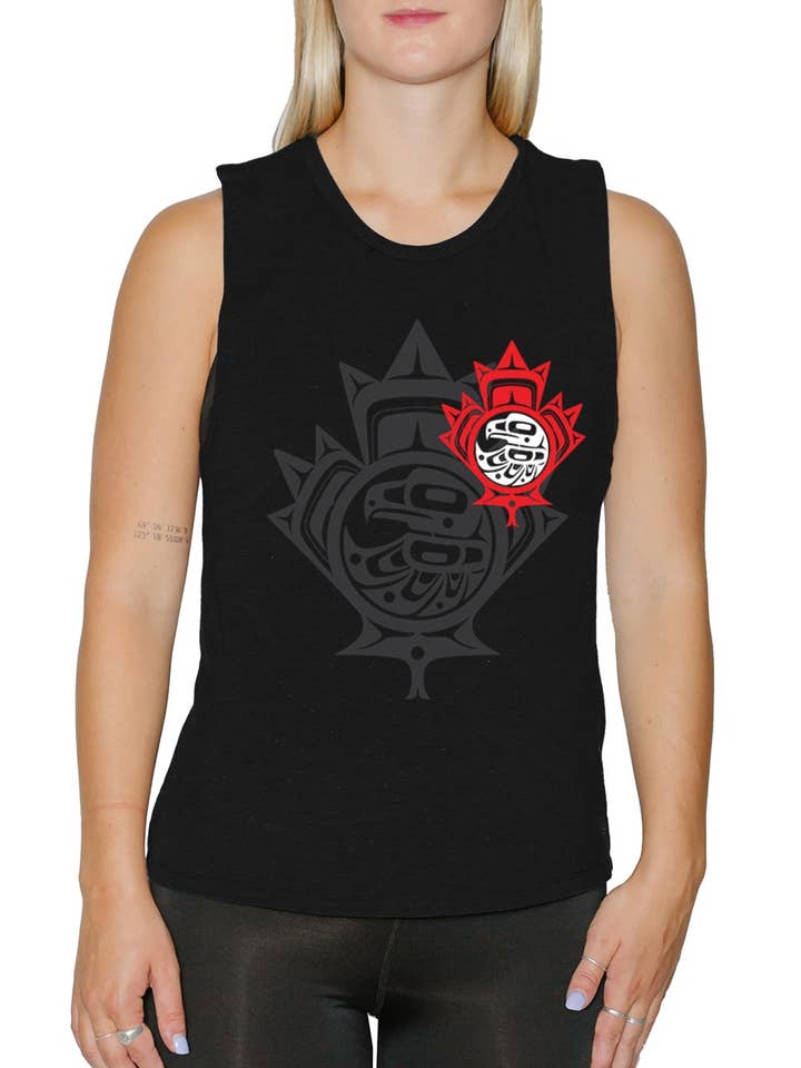 Racerback Tank - Maple Leaf for wholesale by Nominou Designs