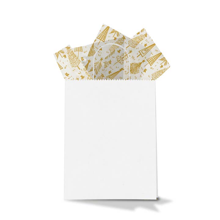 Eleven Fashion - Wholesale Tissue paper - Gold Trees Designer Printed Tissue Paper3