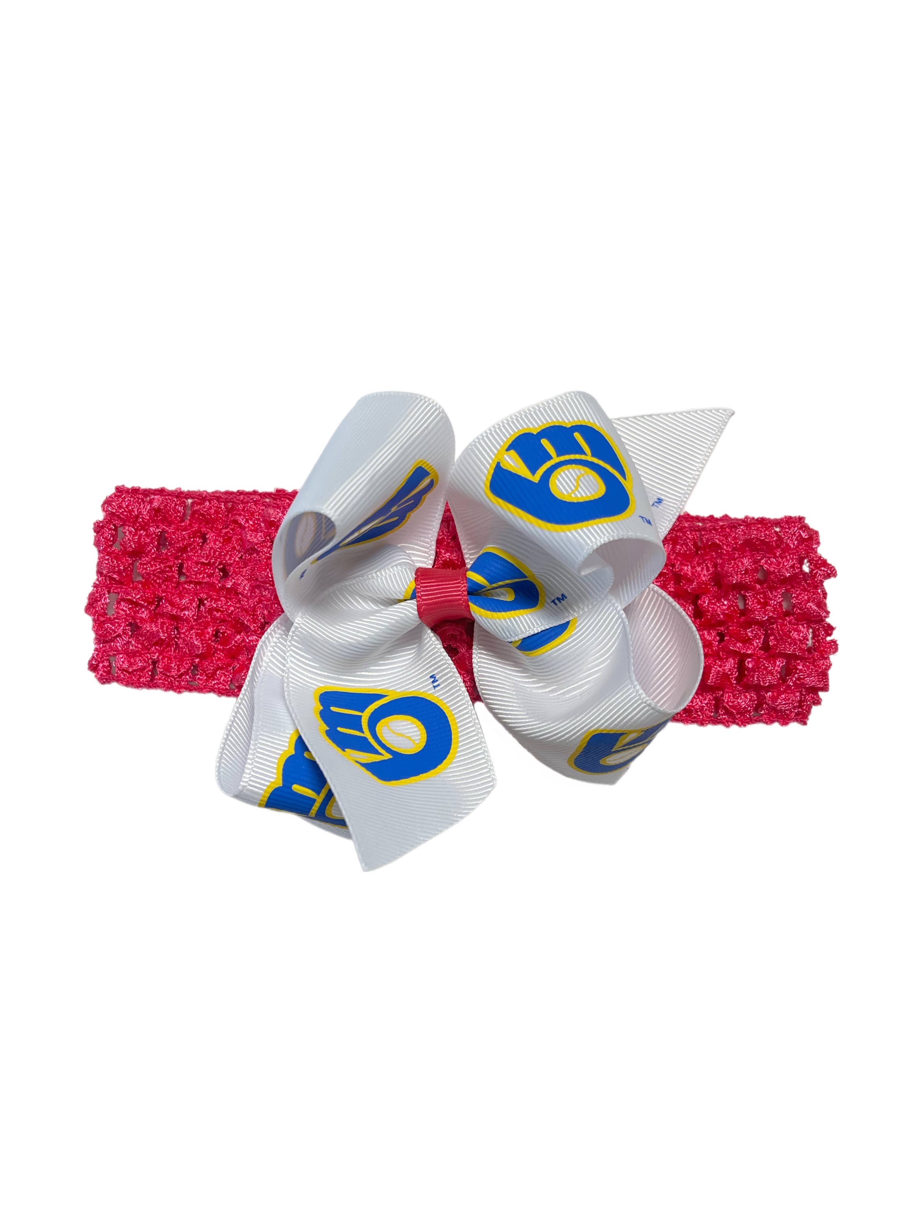 USA Licensed Bows and Accessories – wholesale Fashion headband – women's – Crochet Headband W/ Junior Bow #2635