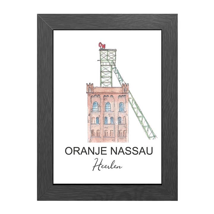 Cadre A4 sur Heerlen — Oranje Nassau pour la vente par JOYIN