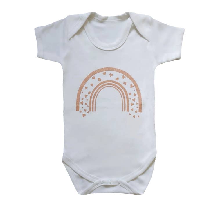 Roségoldene Regenbogen-Babyweste für den Großhandel von Imo Imo Baby