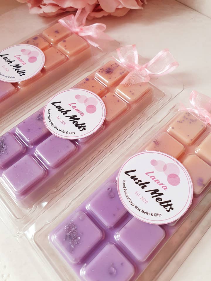 Maracujá Martini Cera de Soja Derreter Snap Bar Clam Shell por atacado de The Laura Lush Boutique