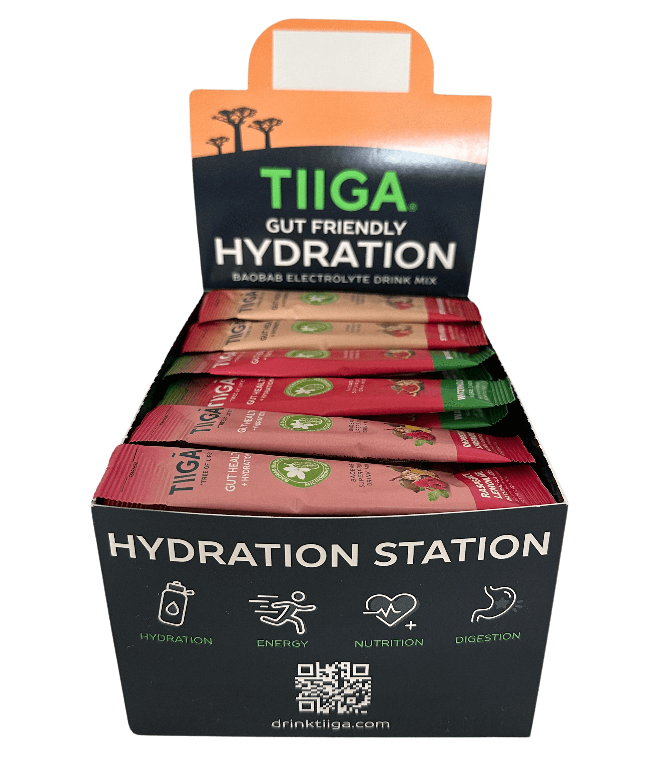 Tiiga - Vente Boisson diététique en poudre - Boîte de 60 portions pour la santé intestinale + hydratation9