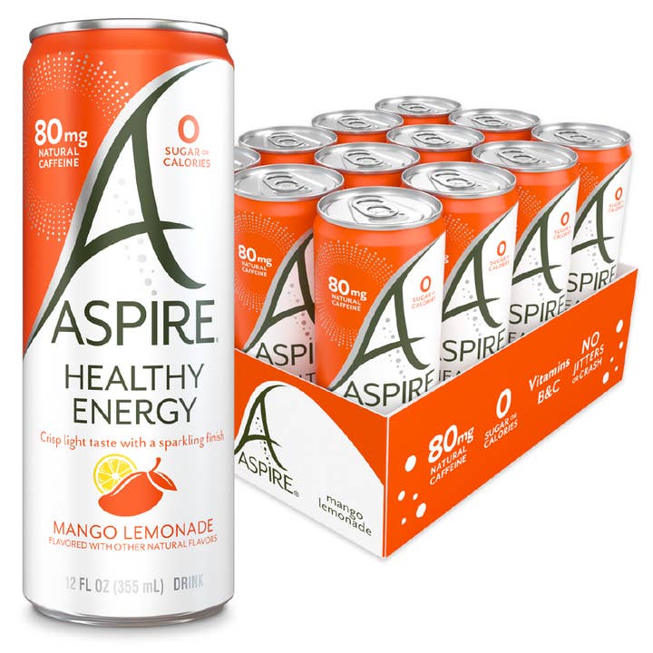 Mango Lemonade Aspire Healthy Energy Drinks for wholesale by Aspire