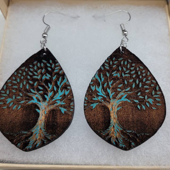 Baumohrringe schenken für den Großhandel von Circle F Boutique and Trading Post