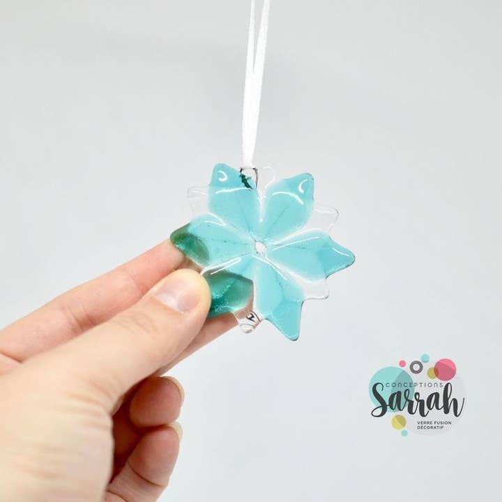 Station pôle Nord inc. - Wholesale Ornament - Flocon de neige en verre fusionné4