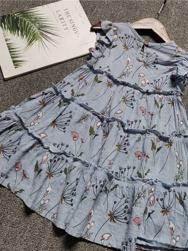 Blue Girls dress for wholesale on Faire