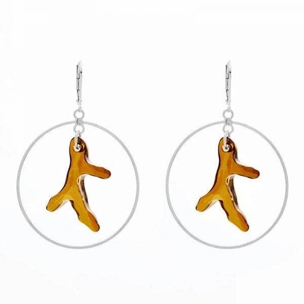 Living Coral Earrings for wholesale by Klas Squared