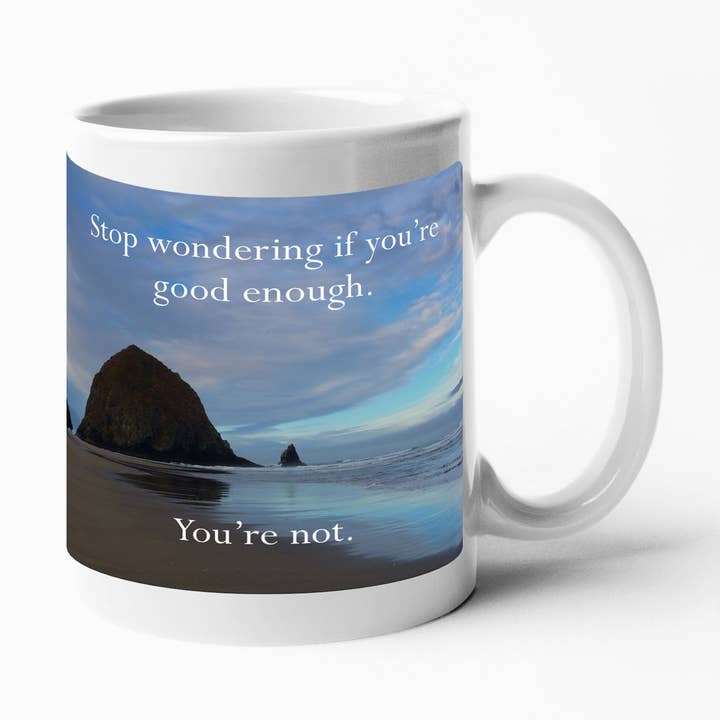 Disappointing Affirmations - You’re Not Good Enough Mug for wholesale by Calm Down Caren