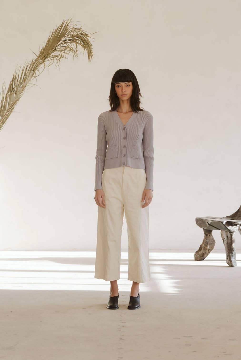 All Row - Vente Cardigan – femme - Cardigan The Noor | Cardigan boutonné à col en V0