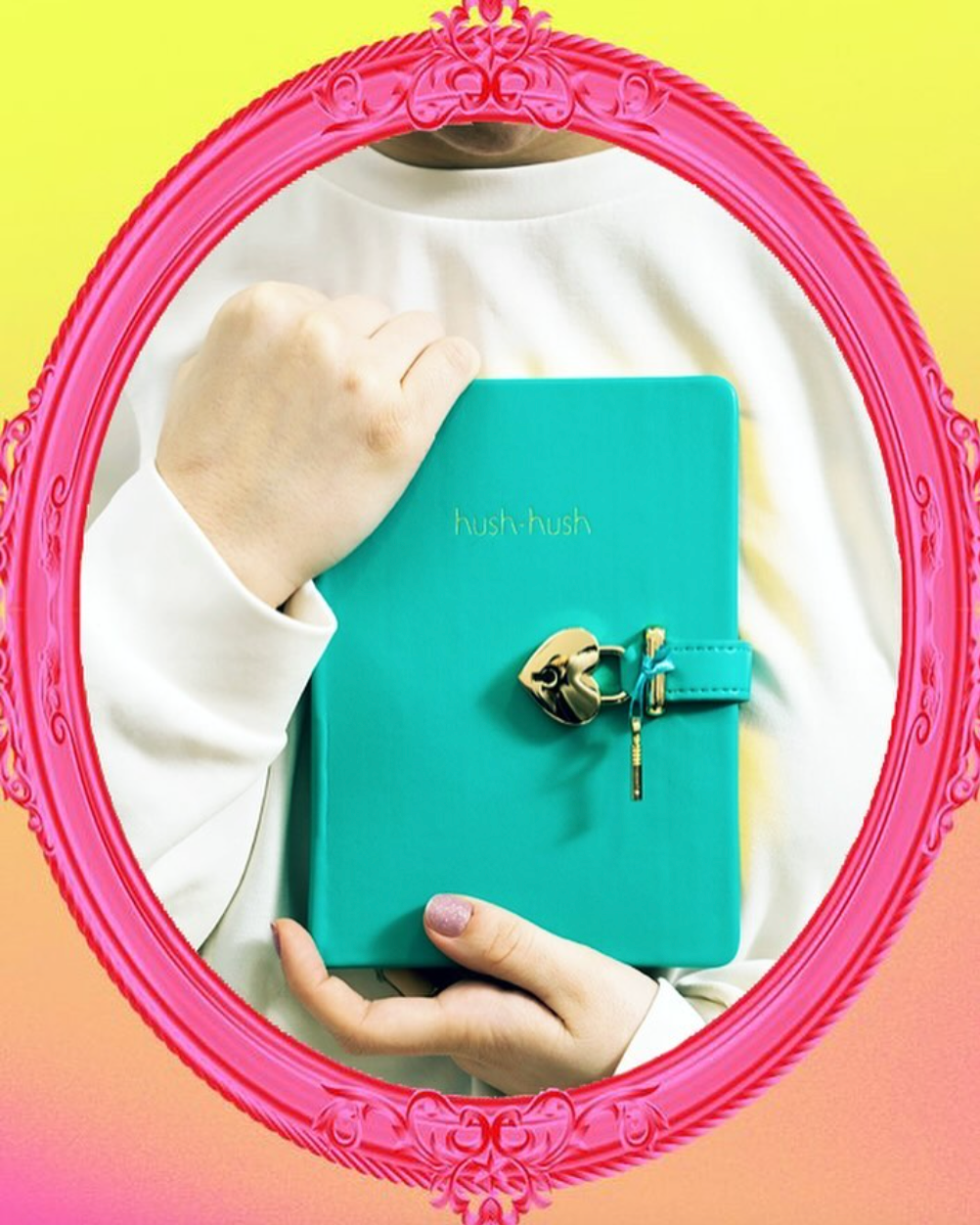 Victoria's Journals - Vendita all'ingrosso Diario/Agenda - Bambini - Diario con lucchetto a forma di cuore per ragazze con chiave, copertina vegana (menta)10