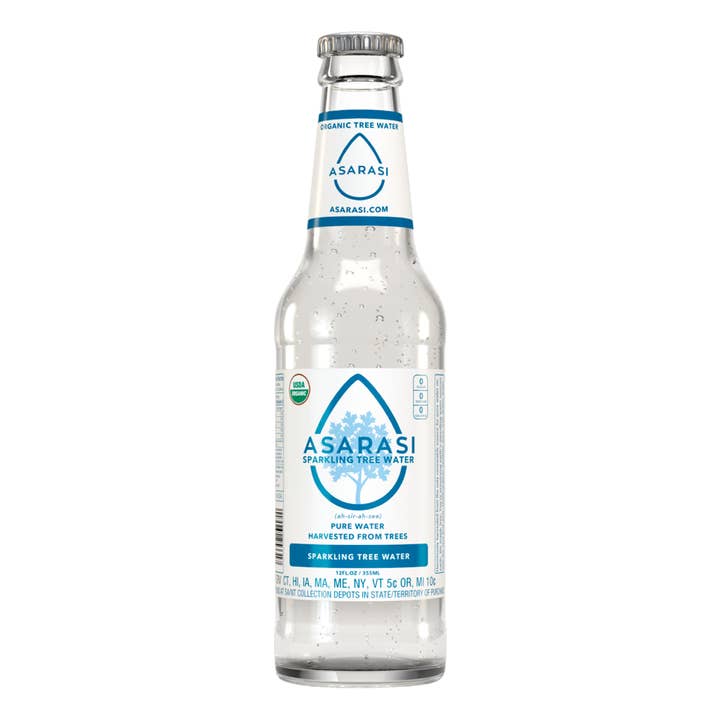 Asarasi Sparkling Tree Water - Wholesale Sparkling Water - 12-Pack Bottles - Asarasi Sparkling Tree Water, NaturalPlain2
