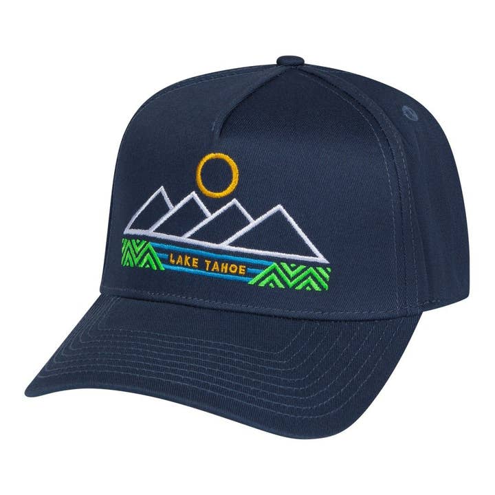 Culk - Wholesale Baseball Cap - Unisex - Minimal Lake Tahoe Hat Navy1