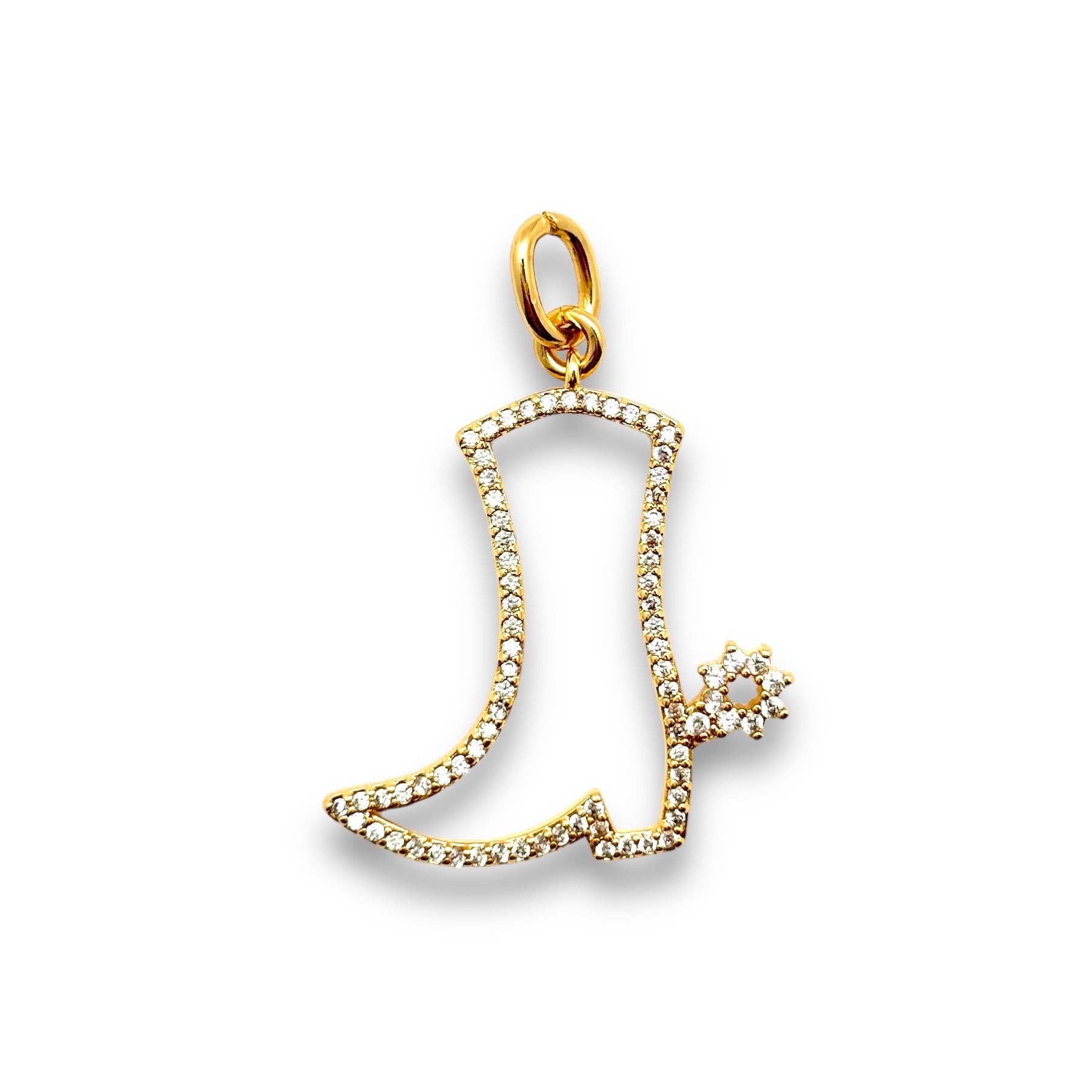 Shiver + Duke – wholesale Individuell berlock/hänge – Cowboy Boot Charm