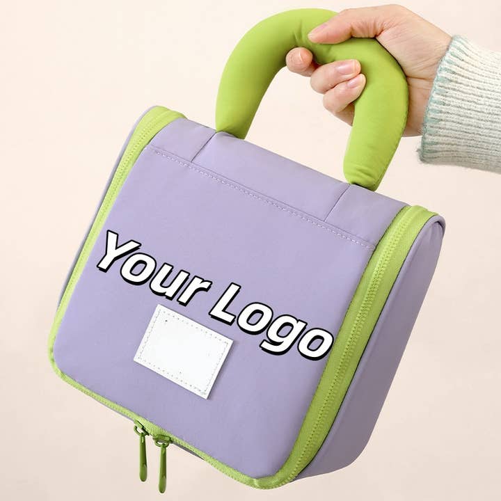wandf - Wholesale Makeup/Cosmetic Bag - Customized Hanging Travel Toiletry Cosmetic Bag With Handle8