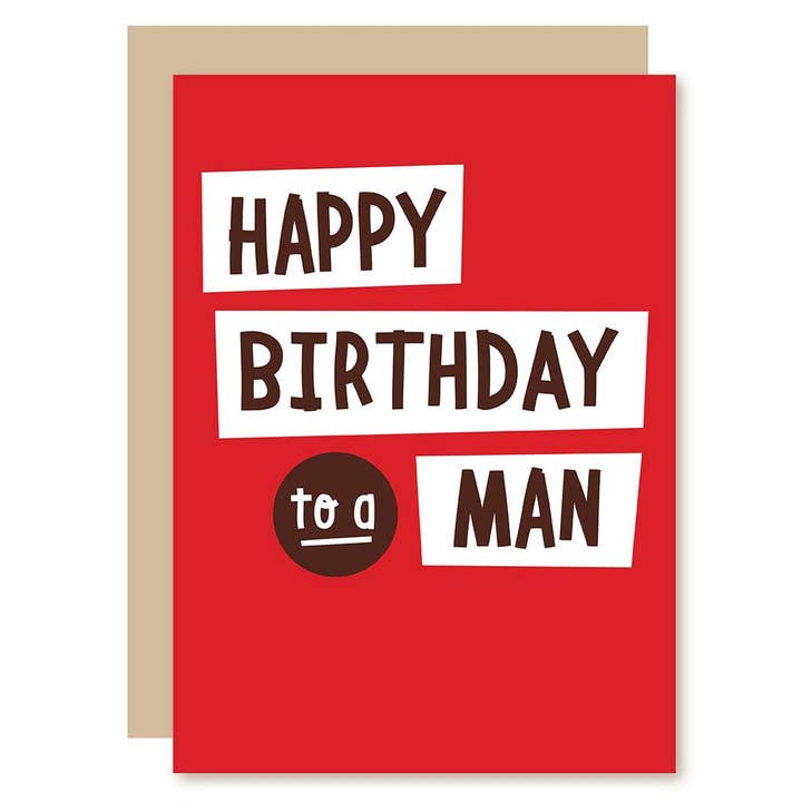 Carte d'anniversaire homme pour la vente par A Smyth Co