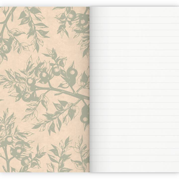 etmamu - Wholesale Notebook - A5 twig pattern notebook3