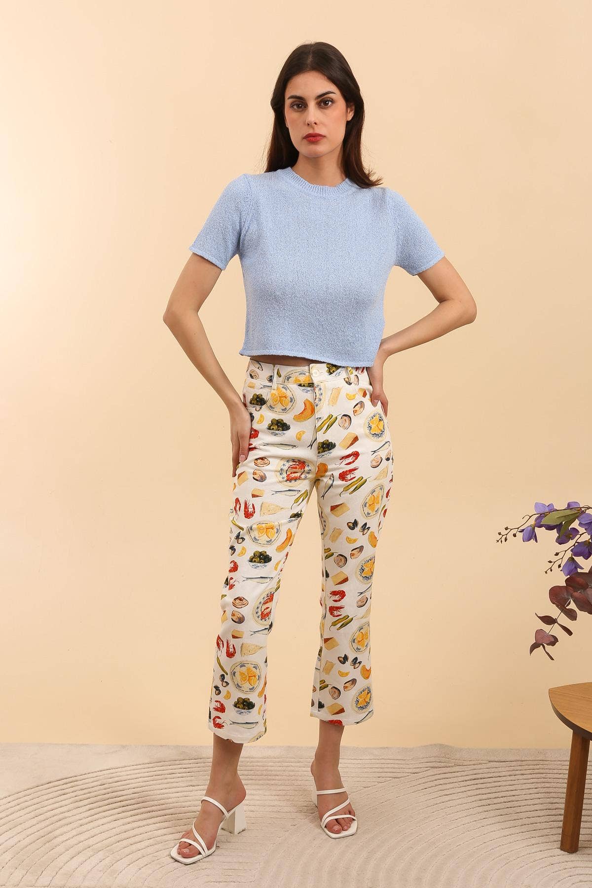 White 5730 MEDITERRANEAN TROUSERS for wholesale on Faire