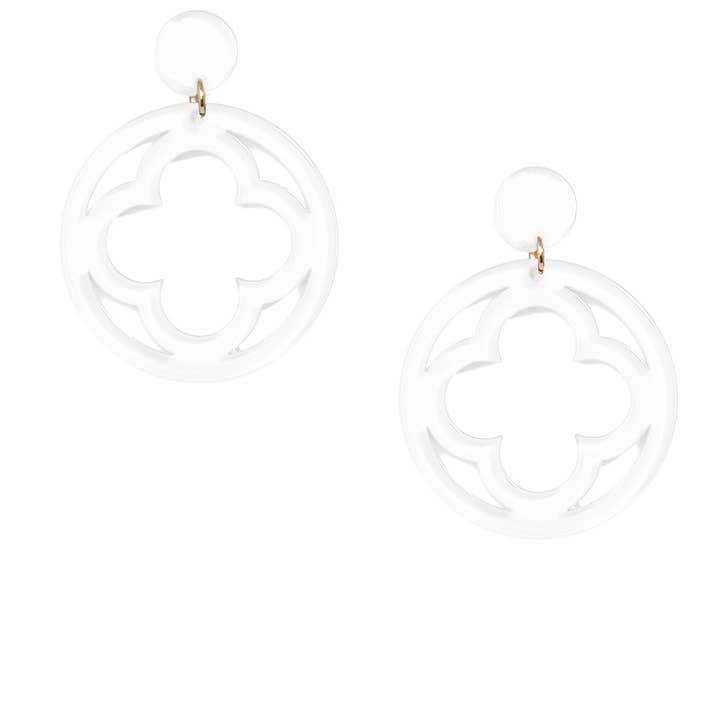 ZENZII Jewelry - Wholesale Dangle Earrings - Open Clover Drop Earring