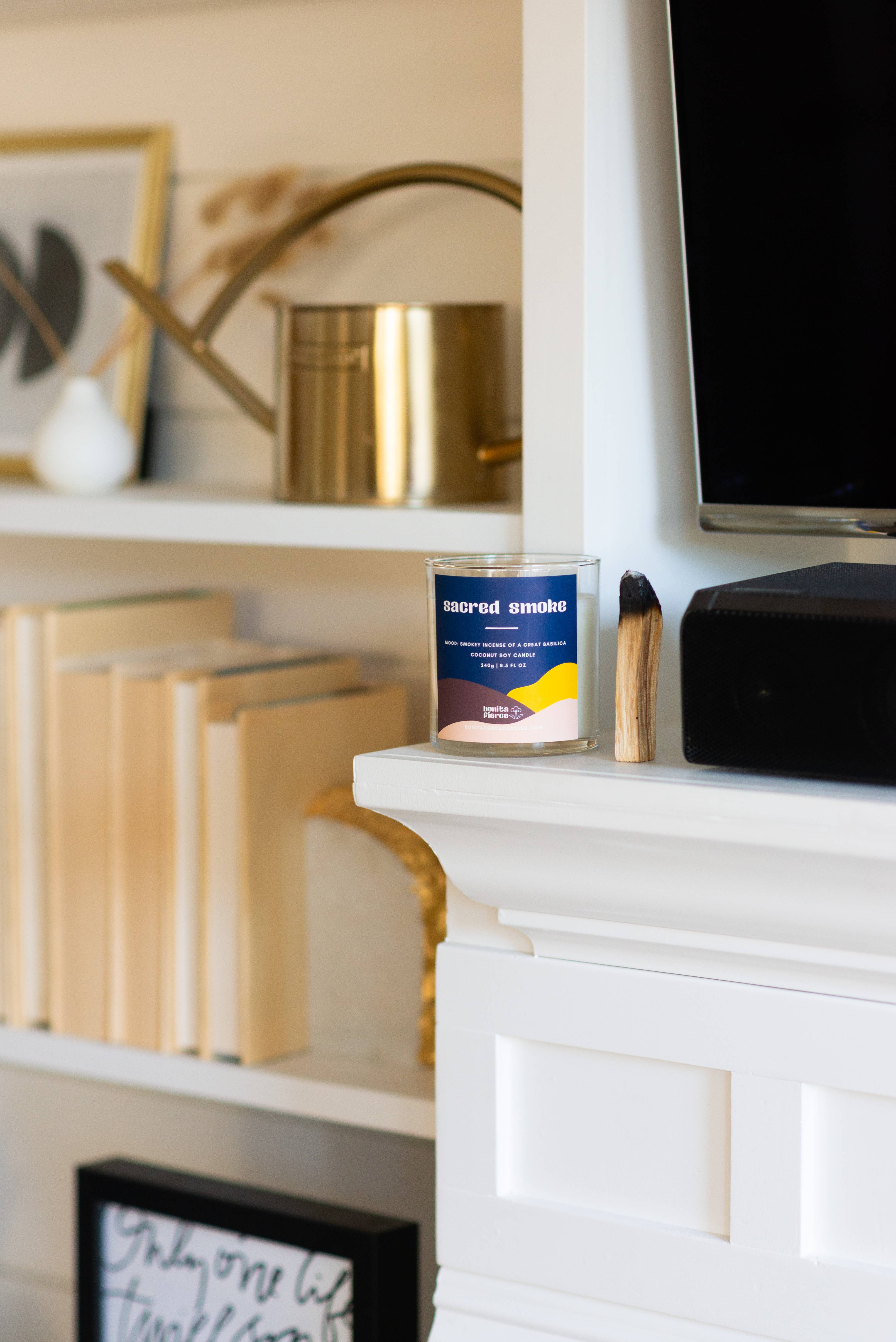 Bonita Fierce Candles - Wholesale Jar/Filled Candle - Sacred Smoke Candle | Frankincense, Myrrh, Oud Candle1