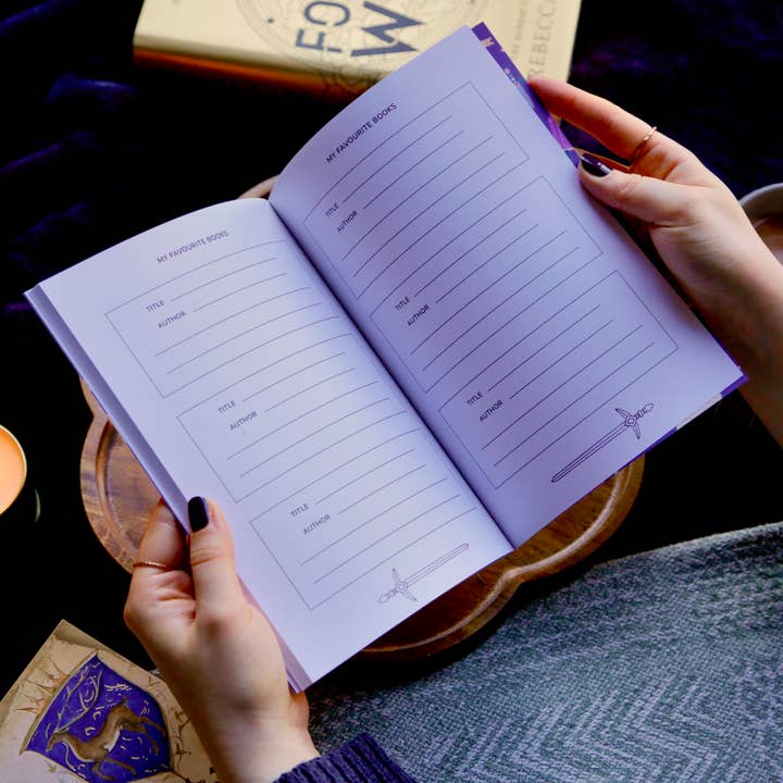 Hopscotch Paper Co. - Wholesale Journal/Diary - Reading Journal Dragon, Cosy Quest – 50 Book Review Notebook7