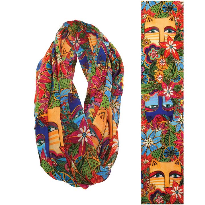 Cats, Eva Infinity Scarf for wholesale by Headwear & Handbag Collections by Sun 'N' Sand