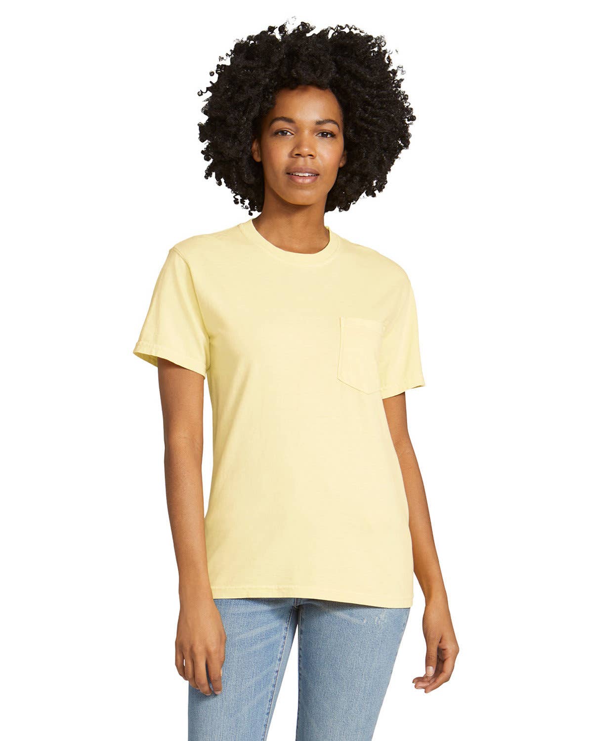 Total Apparel - Wholesale T-Shirt - Unisex - Comfort Colors Garment-Dyed Pocket Blank T-Shirt | 6030CC44