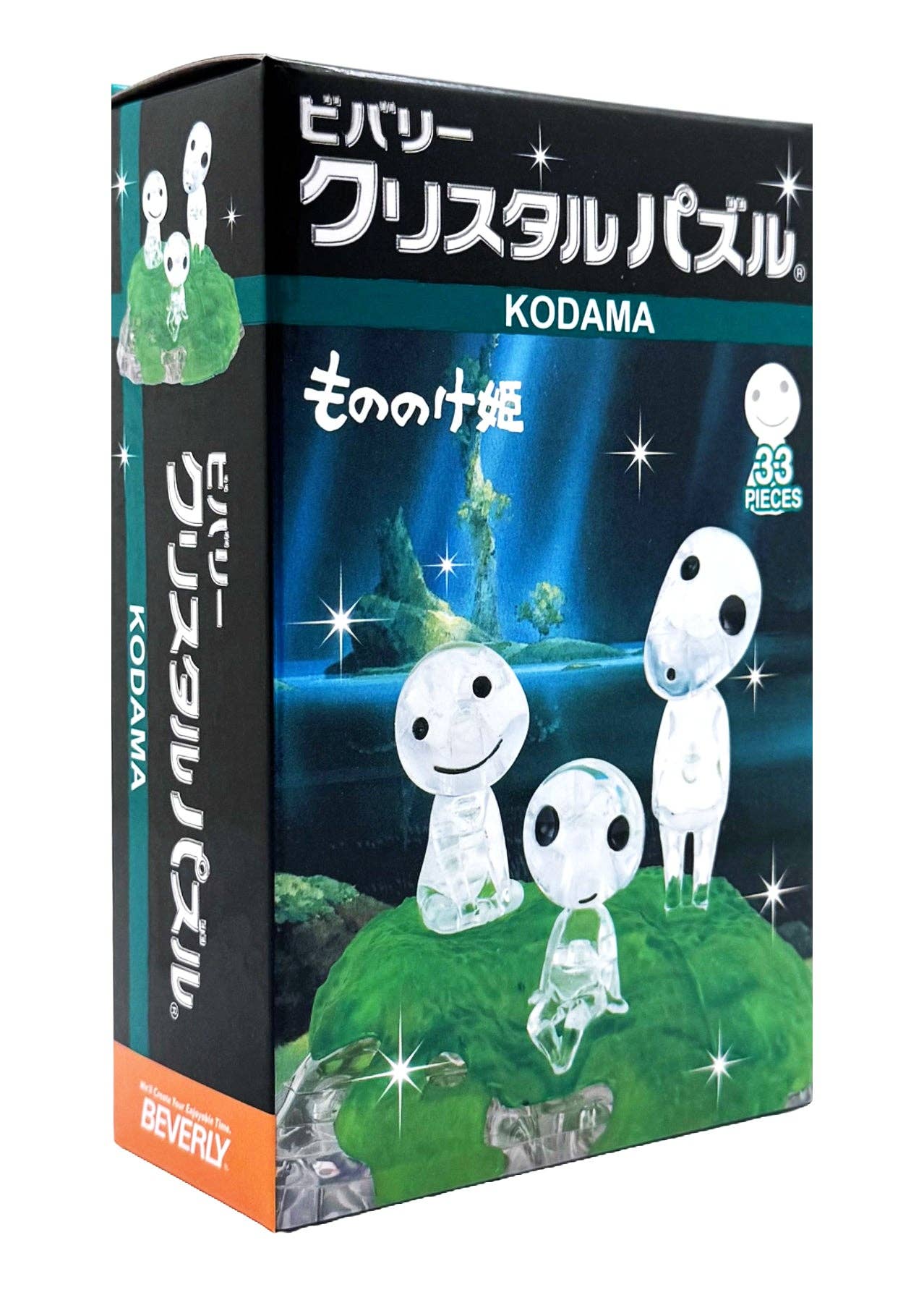 LASR – wholesale Decorative figurine – Studio Ghibli Princess Mononoke Forest Spirit 3D Crystal Puzzle Figurine2