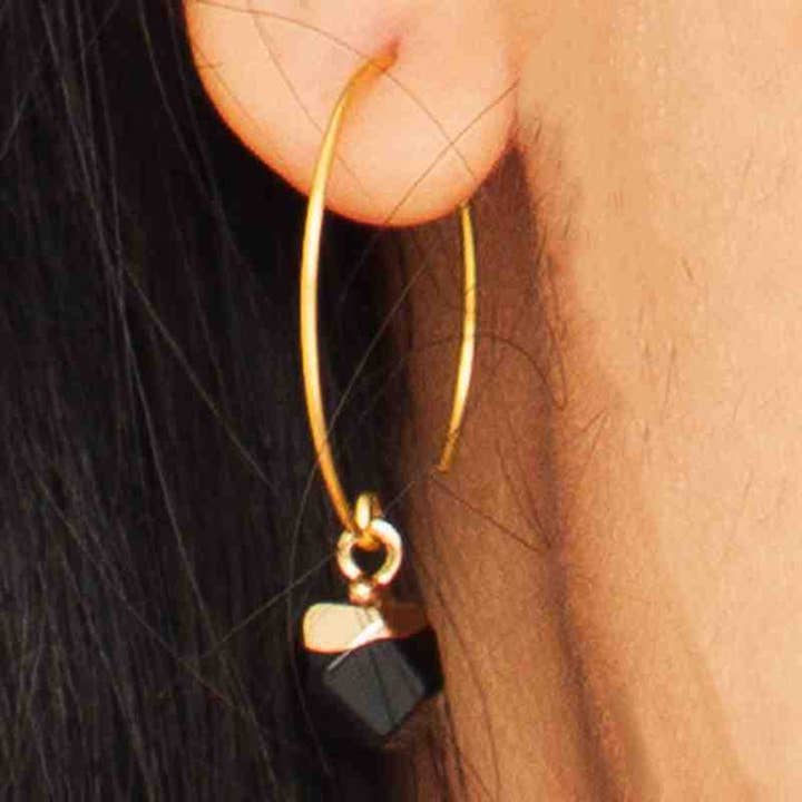 Marquet - Wholesale Dangle Earrings - Clara Fair Trade Geometric Stone Earrings - Holiday Gifting7