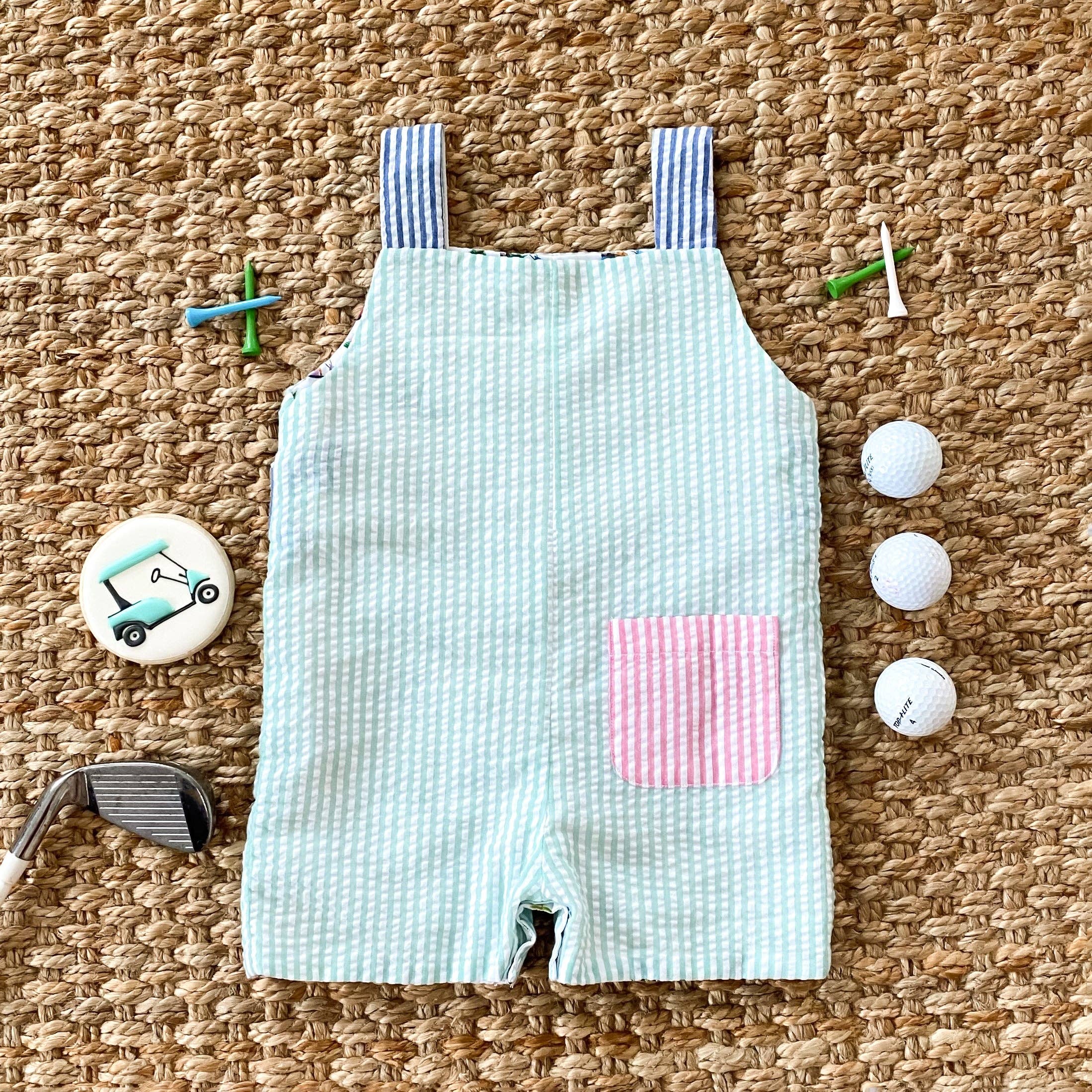 Seven Lantern Lane - Vente Barboteuse – bébé - Réversible Le Palms Golf Jon Jon11