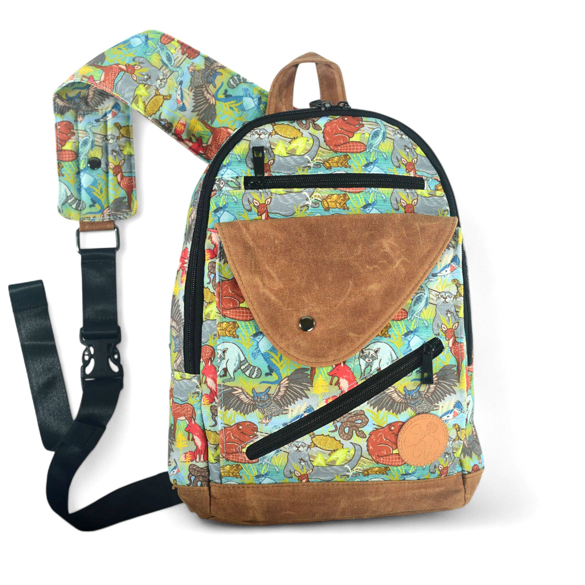 Sipsey Wilder - Wholesale Backpack - Women's - Creek Critters Sling Backpack 0