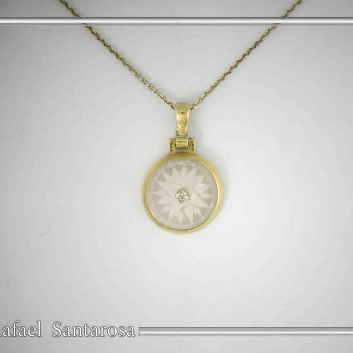 marmoranhänger neoklassizistischer anhänger goldgefüllt für den Großhandel von RAFAEL SANTAROSA