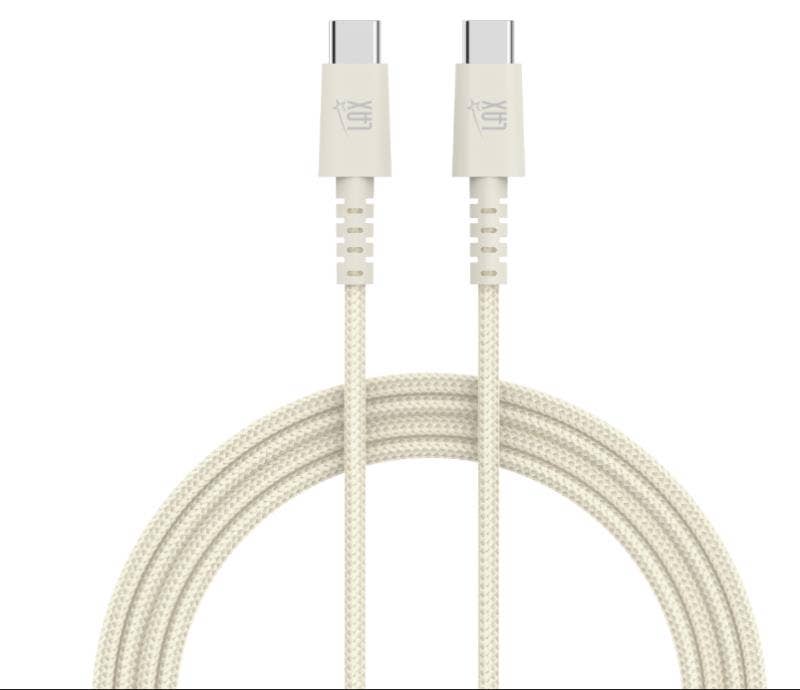 LAX Gadgets - Wholesale Charging Cable - Durable Cables USB-C to USB-C - 6 Feet -Retail Pack3