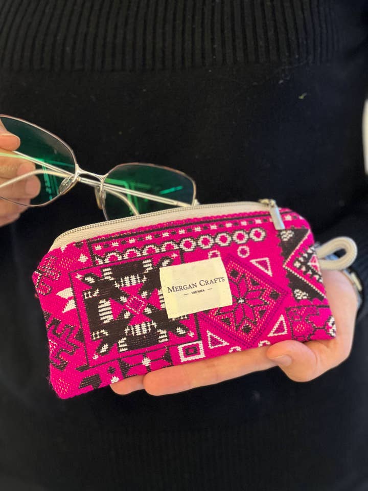 Mini taske Tribal - Penalhus og etuietui til briller for engroshandel hos MERGAN CRAFTS - TEXTILE