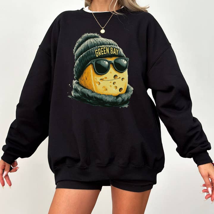 Hello Team Spirit - Wholesale Graphic Sweatshirt - Women's - Green Bay Sweatshirt7