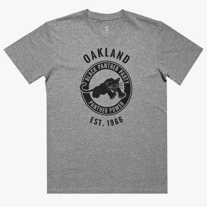Black Panther Power Tee for wholesale by Oaklandish