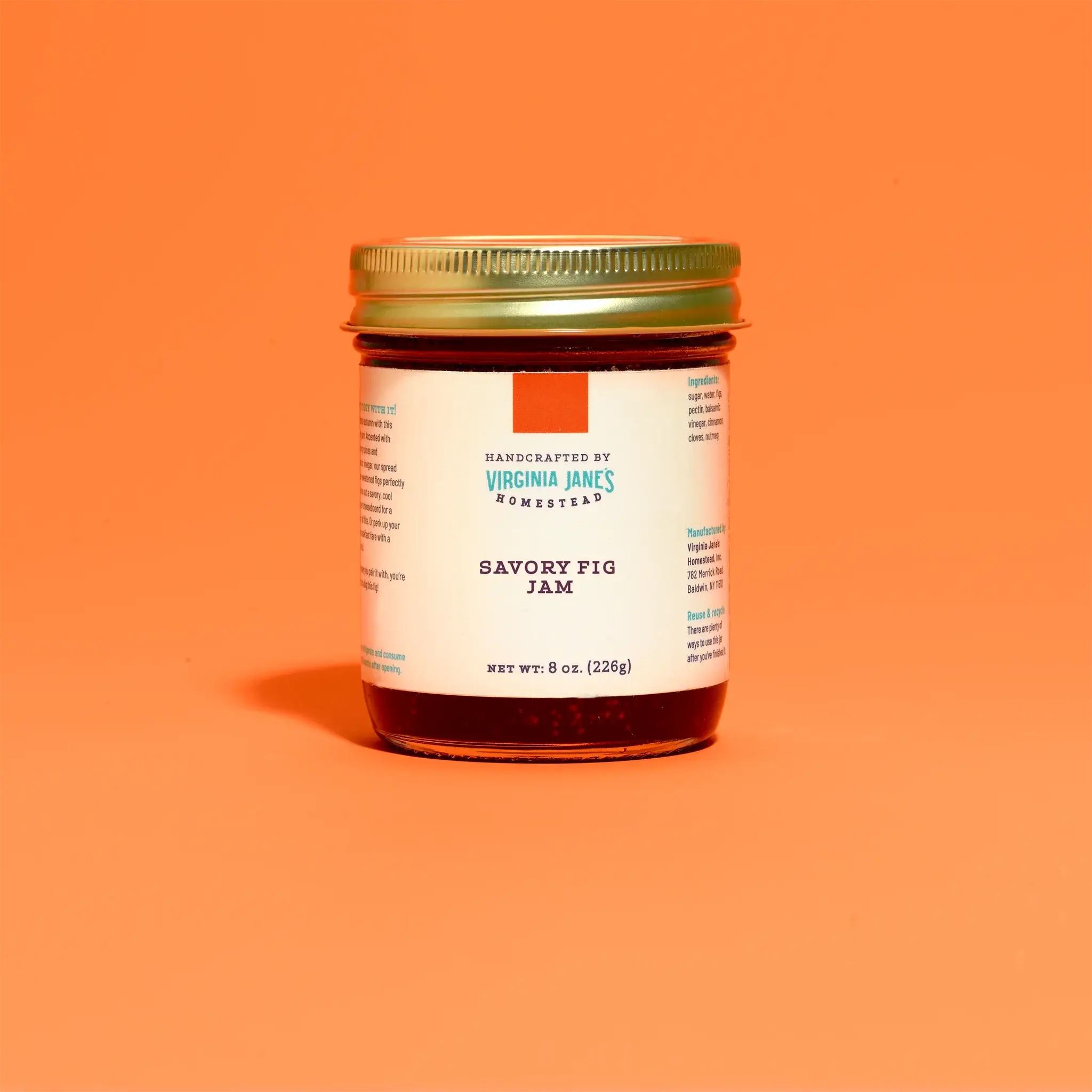 Virginia Janes Homestead - Wholesale Jam/Jelly - Savory Fig Jam2