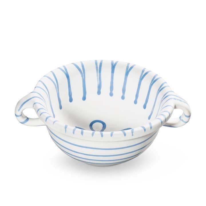 Blu fiammato, Weitling (diametro 17 cm) per la vendita all'ingrosso da parte di Gmundner Keramik Handels GmbH