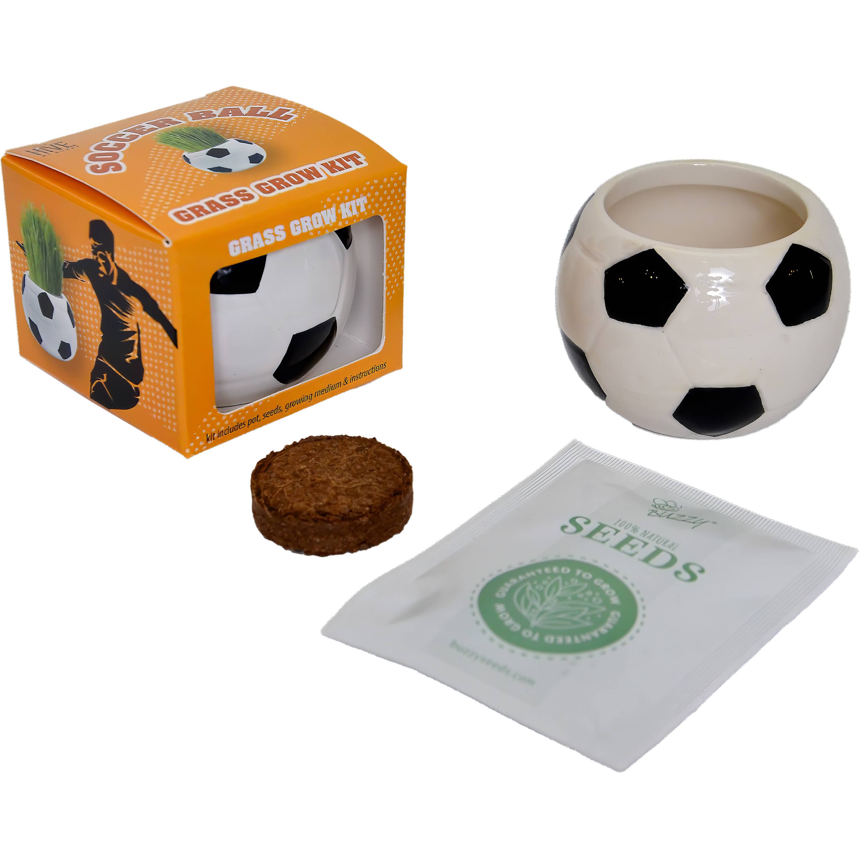 Buzzy Seeds Grow Gifts - Wholesale Plant Seeds - Soccer Grass Grow Kit - CLEARANCE3