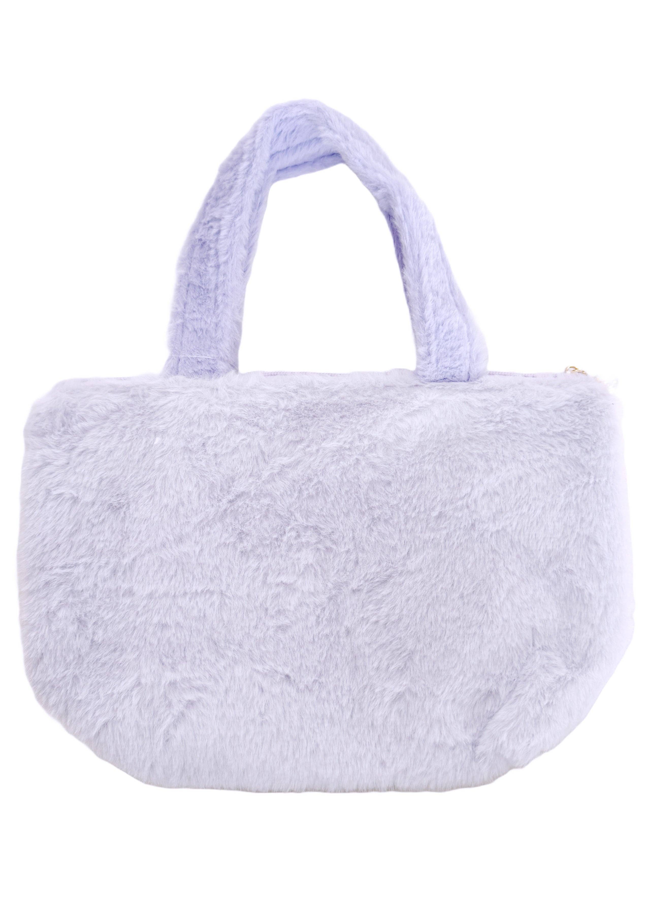 LASR – Engroshandel Tote bag - Dame – Sanrio Kuromi mini taske i plysstof med animeøjne1