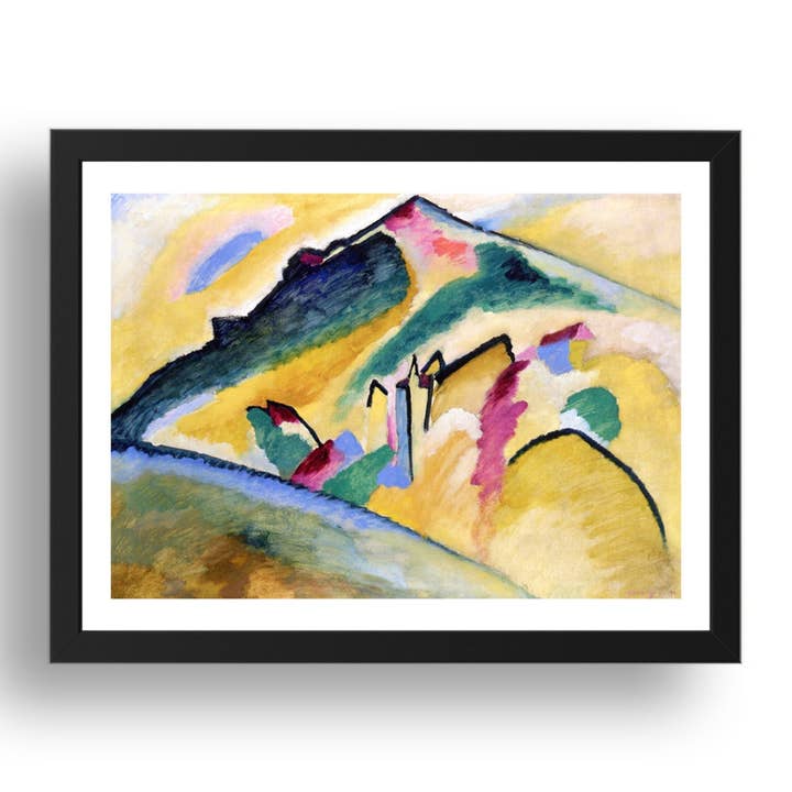 Herfstlandschap 1911 door Wassily Kandinsky, 17x13" lijst voor wholesale door PERIOD PRINTS