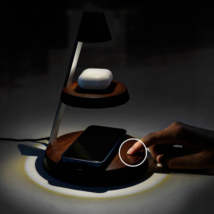 EP Design Lab - Wholesale Charging Dock - 3-in-1 Tabletop Wireless Charger with Dimmable Night Light