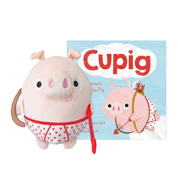 Cupig Plush with hardcover book for wholesale by MerryMakers