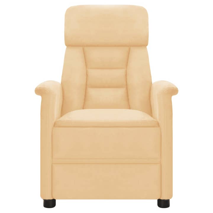 Greenwestons - Wholesale Chair - Green's Electric Massage Recliner Cream Faux Leather2