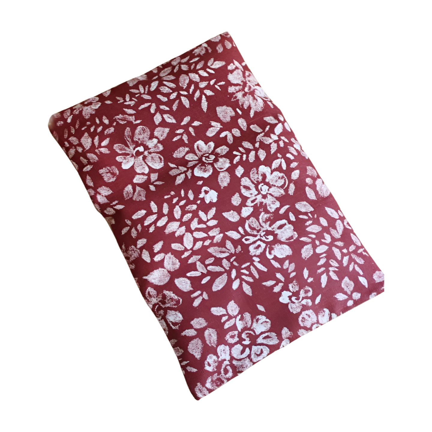 Le Gang des Fougères - Wholesale Hot/Cold Compress - Dry hot water bottle with flax seeds - Marsala chalk flowers5